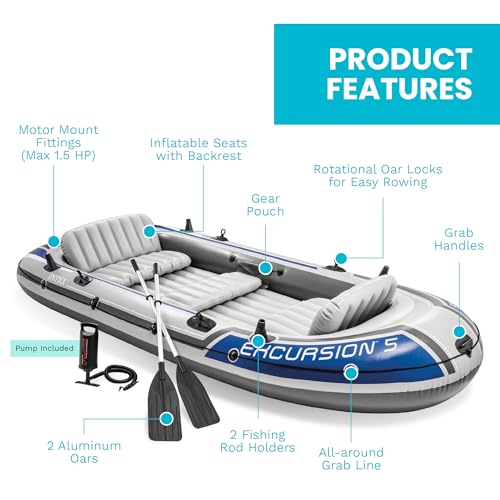 Image of Intex Excursion Inflatable Boat Series
