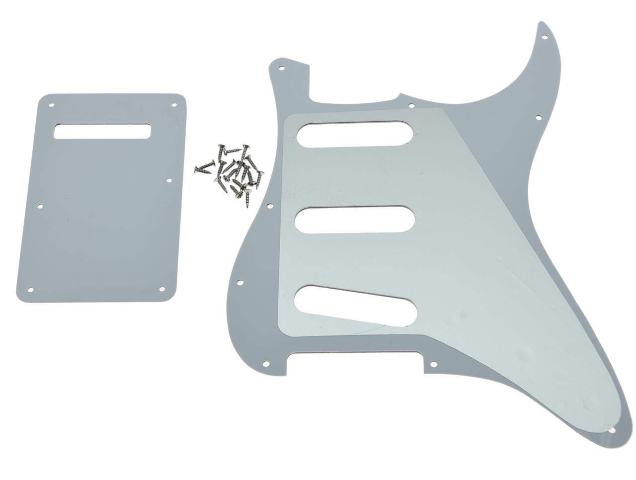 Dopro Lefty ST Strat SSS Pickguard Left Handed Tremolo Trem Cover Back Plate for USA/Mexican FD Vintage Tortoise - Image 2