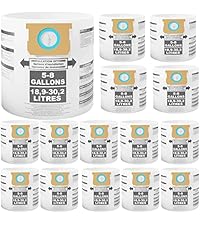 12-16 Gallon Vacuum Bags 12 Pack Ridgid Vacuum Bags - Replacement 23743 VF3502 Bags For 12-16 Gallon Shop Vacuums Ridgid 12-16 Gallon Vacuum Bags VF3502 - View #3