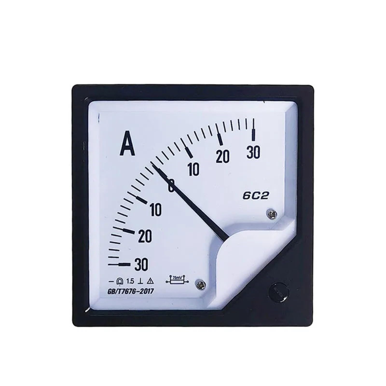 Amperímetro de CC 6C2 con puntero bidireccional y derivador de 400A 75mV para control de corriente 4