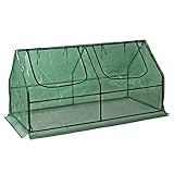 Gewächshaus Frühbeet Treibhaus Pflanzhaus Foliengewächshaus 180x90x90 cm grün
