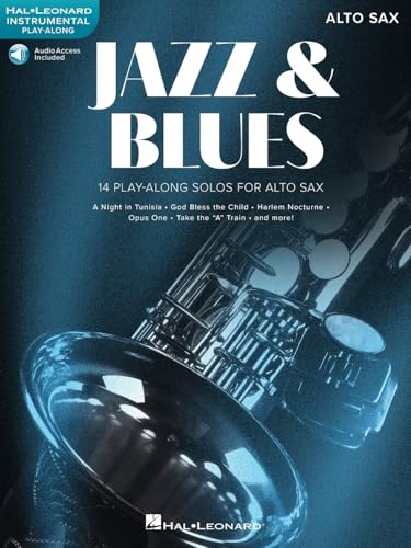 Jazz & Blues - Play-Along Solos for Alto Sax (Book/Online Audio)
