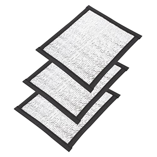 YARNOW 3Pcs Pet Heating Pad Winter Warming Insulation Mat for Reptiles Pets Reflective Design for Extra Warmth Comfort for Indoor Use