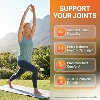 Clean Nutraceuticals Glucosamine 1500mg Chondroitin 1200mg MSM with Turmeric Curcumin, Collagen, Hyaluronic Acid, Omega 3 – Joint Health Supplement for Men & Women – Joint Complex – 120 Count