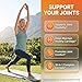 Clean Nutraceuticals Glucosamine 1500mg Chondroitin 1200mg MSM with Turmeric Curcumin, Collagen, Hyaluronic Acid, Omega 3 – Joint Health Supplement for Men & Women – Joint Complex – 120 Count