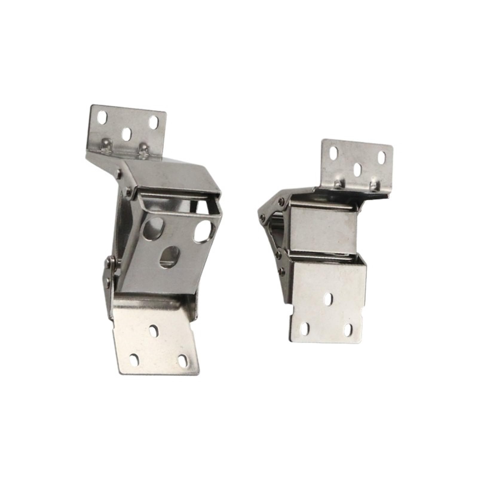 Hidden Foldable Hinge 304 Stainless Steel Internal Door Type Four Axis Distribution Cabinet 1Pcs(304 SS-Small)