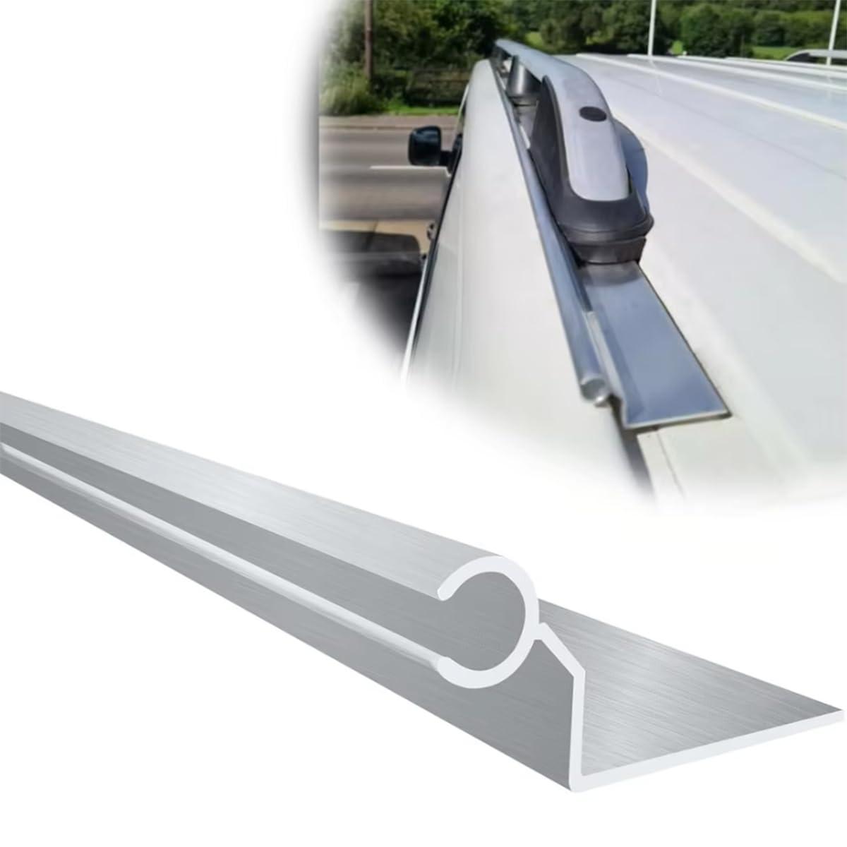 6 Stück 55cm Wohnwagen-Markisenschiene C-K-Streifen für T4 T5 T6 Wohnmobile Universal-Set für alle Camper oder Wohnwagen
