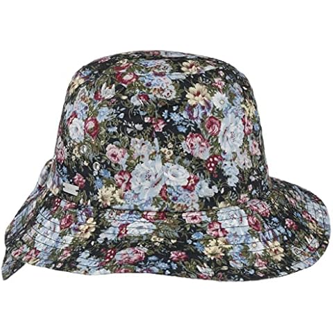 Betmar Flower Cloche Cloth Hat Summer Sun (One Size - Mixed Colours) Cover