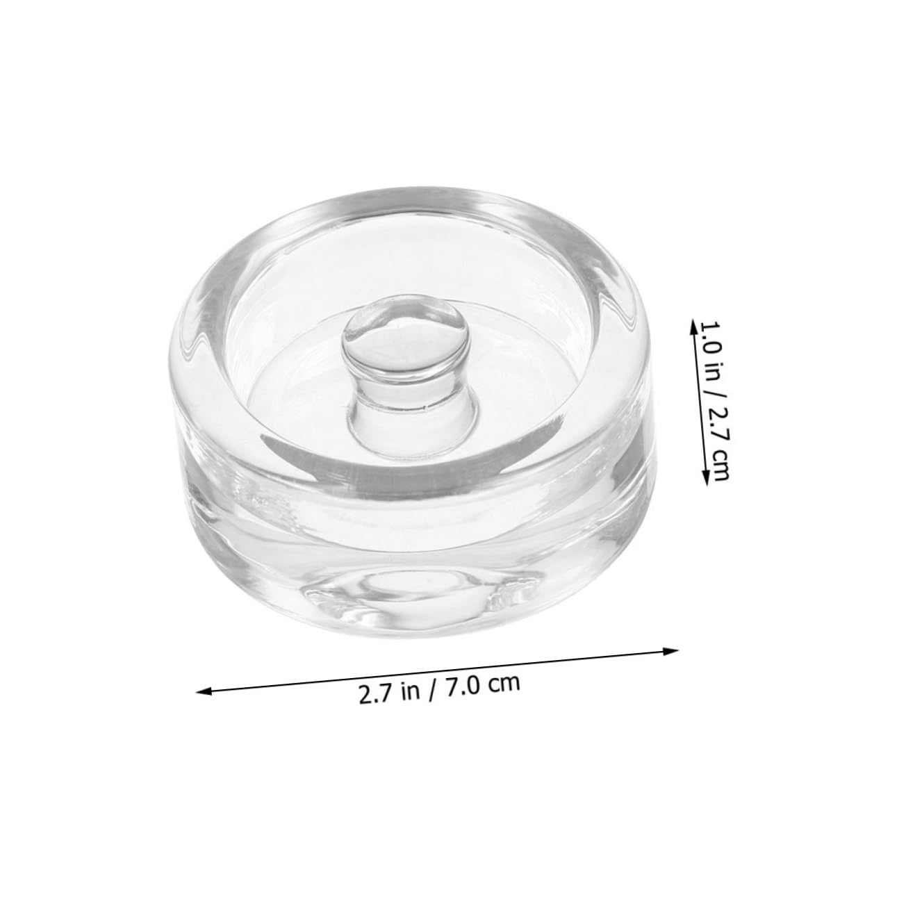 Cabilock 3Pcs Wide Mouth Jar Weights Glass Fermenting Weights for Pickling and Canning for Home and Food Preservation