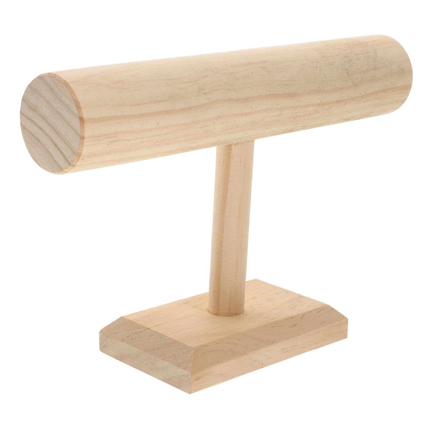 Soporte para Guardar Pulseras de Madera Beige Portátil para Reloj