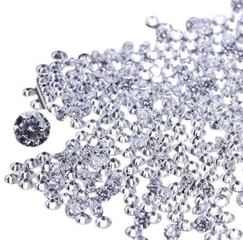 220 Pcs Lab Grown Diamonds 1.00 mm Round D-F Color