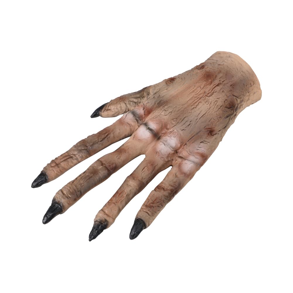 Halloween Werewolf Gloves Horrible Latex Skeleton Gloves Realistic Devil Ghost Zombie Claw Handwear Scary Monster Hands Outfit Halloween Haunted House Masquerade Accessories Prop - Image 3