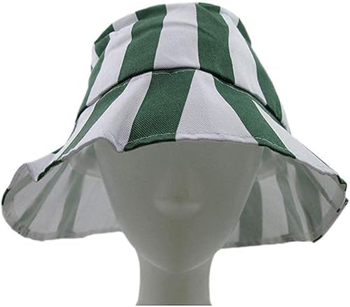Miniatura 4 de Unisex rayas verticales cubo sombrero Packable moda pescador gorra sol sombrero Cosplay anime