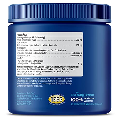 Allergy Immune Supplement For Dogs Lamb- With Omega 3 Wild Alaskan Salmon Fish Oil + Probiotic For Dogs - With Natural Digestive Enzymes + Prebiotics & Pumpkin #TOP5