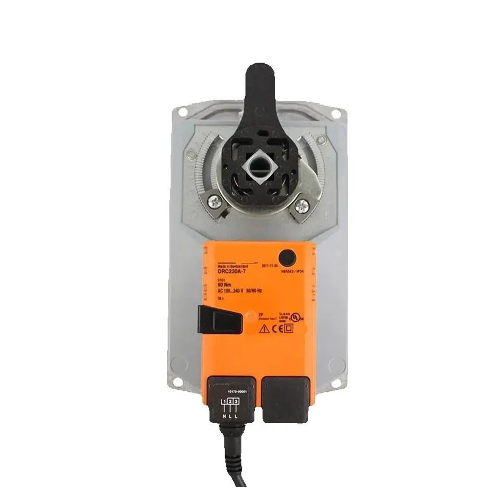BRODEFUP DRC230A-7 Rotary actuator for butterfly valves AC230V 35s