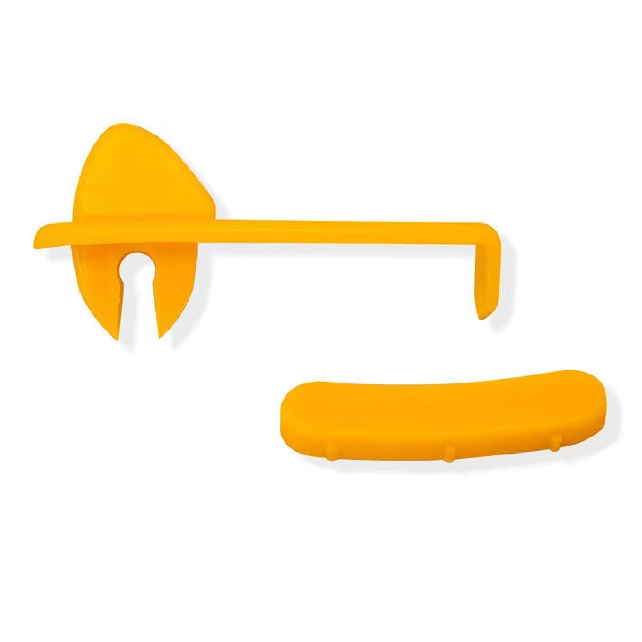 Ewandor Tire Changer Plastic Insert, Tire Machine Guard, Wheel Rim Protector for Mount Demount Duck Head, Tyre Repair Mounting Protection Accessory Kit, 6 Front + 6 Rear Inserts/Pack, 10 Packs, 13YKM