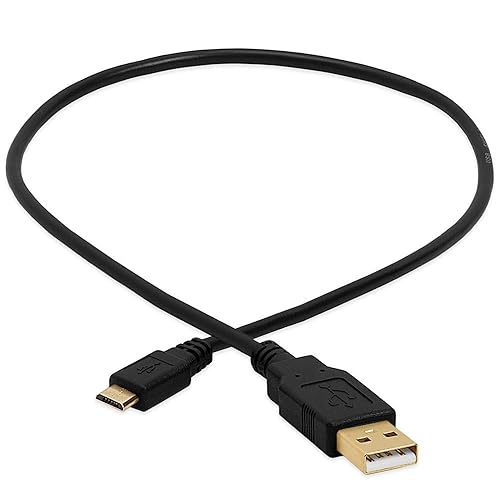 Miniatura 10 de Cmple - Cable micro USB de 3 pies macho a macho Cable de carga Micro USB de sincronización de datos Cable USB a USB para teléfono Android, portátil,