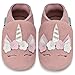 IceUnicorn Lauflernschuhe Baby Krabbelschuhe Lederschlappen Babys...