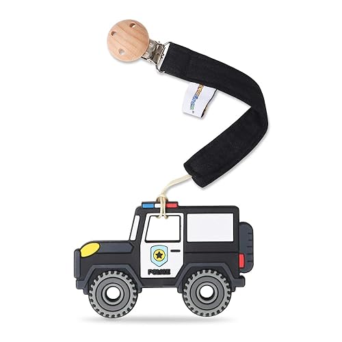 AmazingM Juguete de silicona de grado alimenticio para bebés con soporte para chupete juguetes para aliviar el dolor de dentición juego de regalo