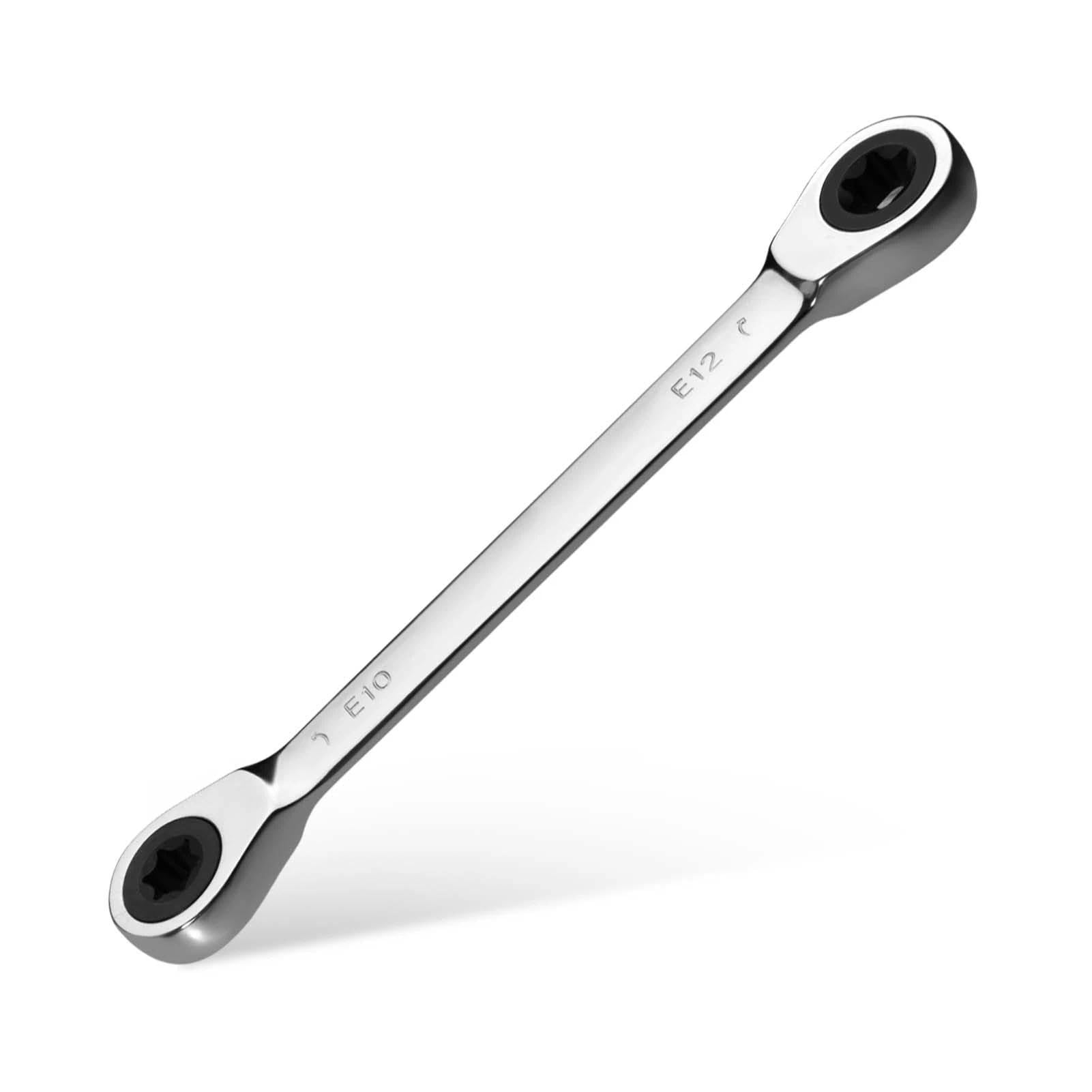 Amazon | LEONTOOL E型ラチェットメガネレンチ ラチェットめがねレンチ