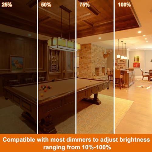 Image of Vinaco Waterproof PAR38 LED Flood Light Bulb Dimmable 15W 120V 3000K