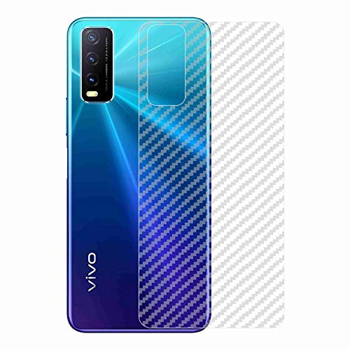 Image of Compatible with Vivo Y20I Back Screen Protective Film Carbon Fiber Skin Transparent Screen Guard Sticker