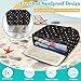 Imagen de LUROON Bolsa Playa Grande XXL Familiar con Cremallera Impermeable Bolso de Playa Mujer Plegable Shopper Bolso Playa Mujer para Viaje Compras 50 * 35 * 20cm