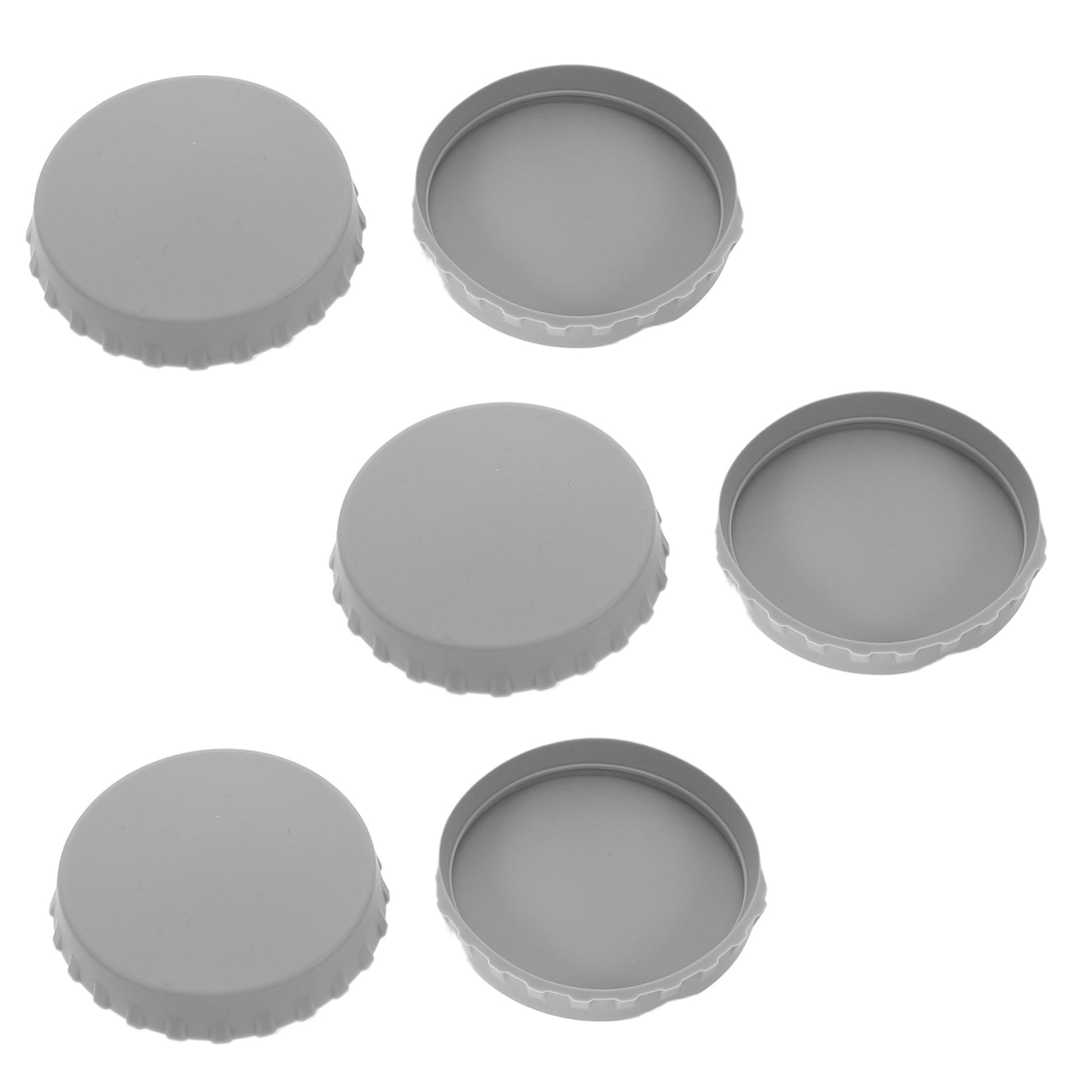 BEBEMOKO 6pcs Reusable Silicone Beverage Can Covers Leakproof Lids for Standard Soda and Beer Cans Safe Material Easy to Install Versatile Drink Protectors