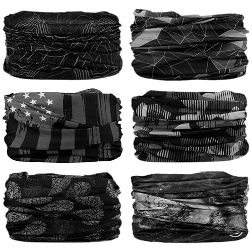 Image of Neck Gaiter for Men Women Headwear Bandana Head Wrap Face Scarf Mask Cover Warmer Balaclava-Seamless & Versatile