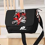 ペルソナ5 ショルダーバッグ 大容量 斜めかけバッグ 肩掛けバッグ 斜めバック メンズ レディース 軽量 通勤 通学 スポーツバッグ シンプル カジュアル 斜め掛け メッセンジャーバッグ キャンバス 日常用