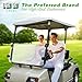 10L0L Folding Down Clear Golf Cart Windshield for Yamaha G14 G16 G19(1995-2003) Models Gas or Electric Golf Cart