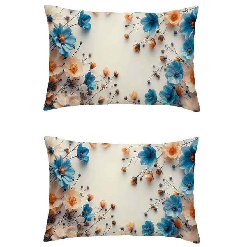 Housse de coussin 60x90cm rectangulaire lin imperméable et déperlant double face