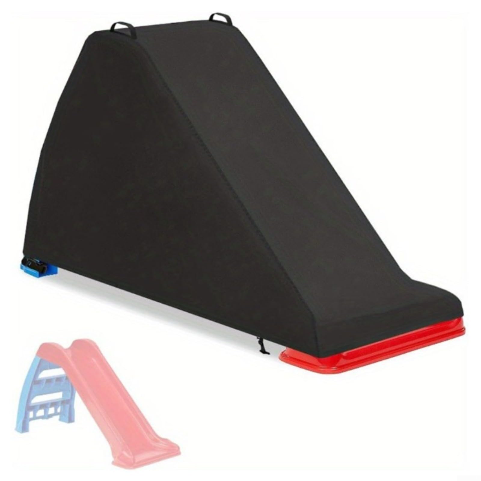 Copertura per scivolo per bambini, impermeabile, da giardino, con fascia elastica sul fondo, bottoni a pressione in tessuto Oxford 420D, protezione UV per attrezzature per parchi giochi per bambini