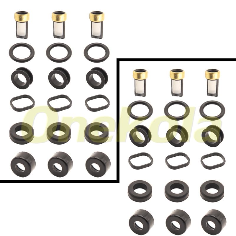 Fuel Injector Repair Kits for 2004-2008 for Mazda RX-8 195500-4450 N3H3-13-250A - (Color: 20 Piece Set)