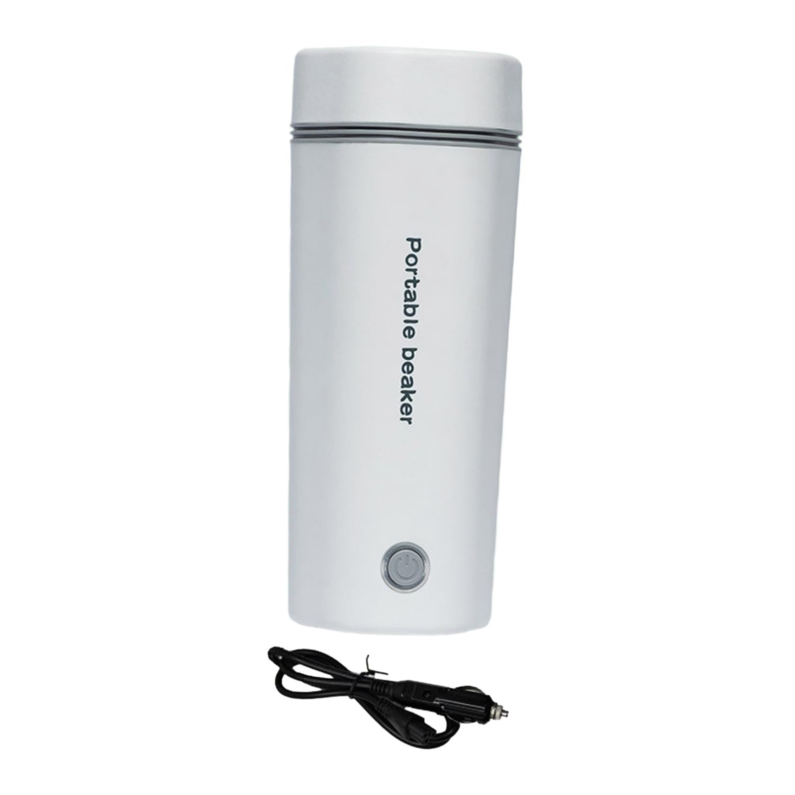 rockible Gobelet Isotherme pour véhicule, Tasse de Voyage à réchauffement instantané, récipient à café, thé, Tasse de déplacement, 12V Noir
