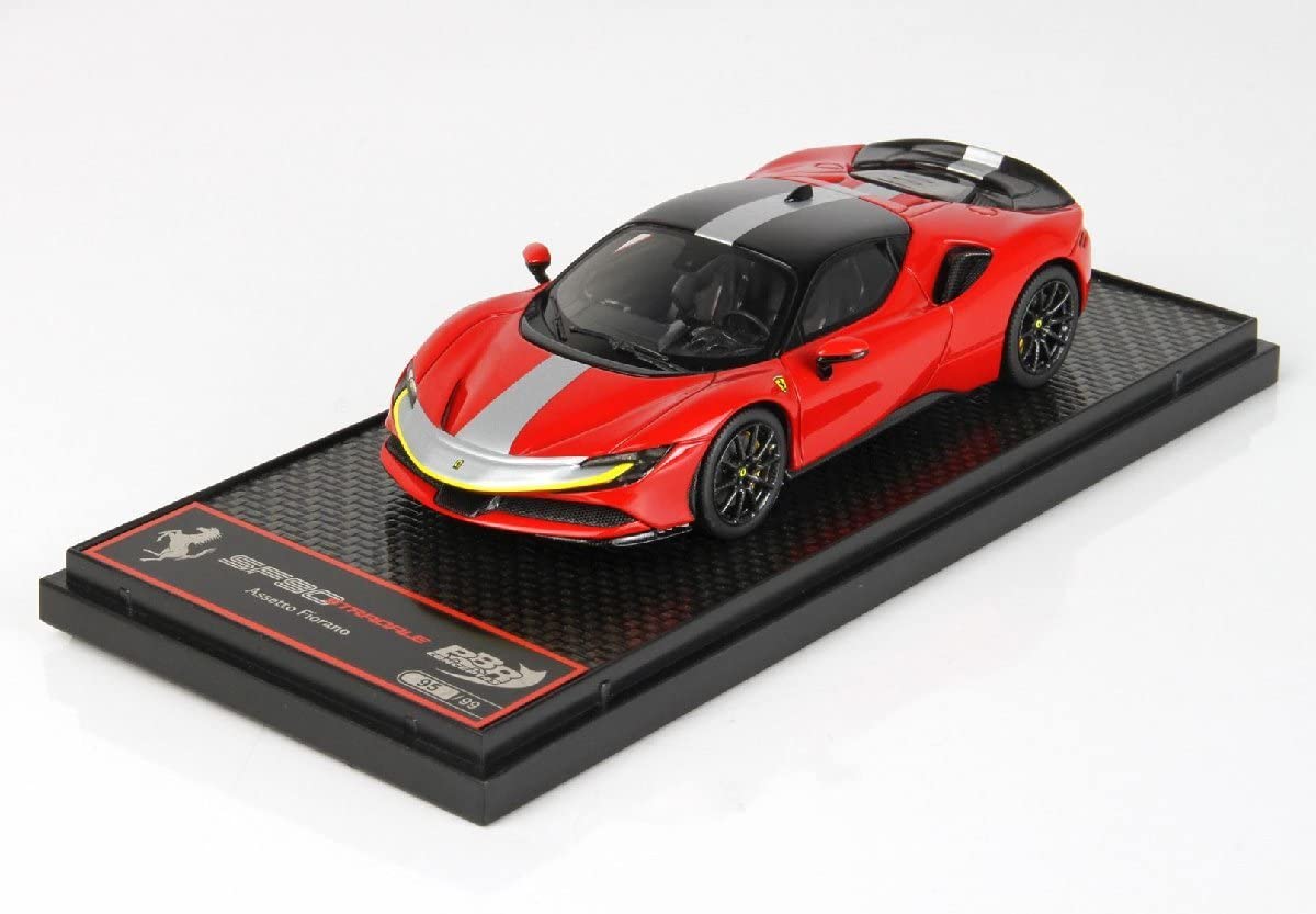 Amazon | BBR 1/43 Ferrari SF90 Stradale pack Fiorano Rosso Corsa