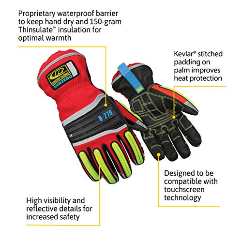 Ringers R-279 Subzero Insulated Work Gloves, Cold Weather/Snow Gloves, Small #TOP1