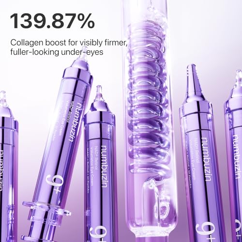 numbuzin No.9 Eye Cream | NAD+ Retinol Volume Eye Cream | Firming, Wrinkles, Fine Lines, Dark Circles, Puffy | Retinol, Peptides, Niacinamide | Undereye Treatment Serum | 0.33 fl. oz.