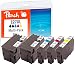 Produktbild Peach E27 Spar Pack Plus Druckerpatronen XL (2xBK, C, M, Y) ersetzt Epson T2716, No. 27XL, C13T27164010 für z.B. Epson WorkForce WF -3600, Epson WorkForce WF -3620 DWF, Epson WorkForce WF -3620 WF