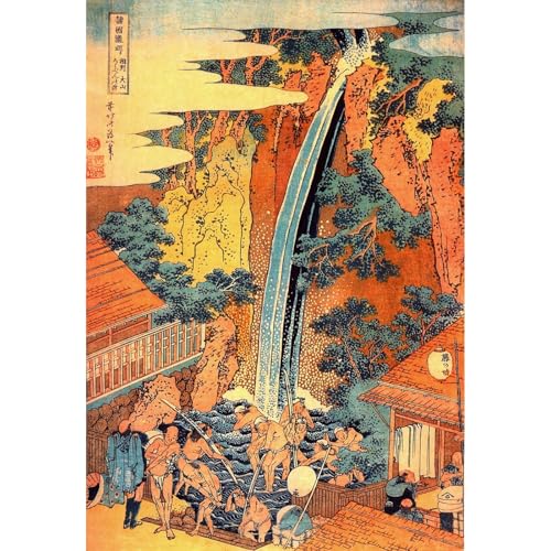 Hokusai Cascades dans toutes les provinces pour grand salon