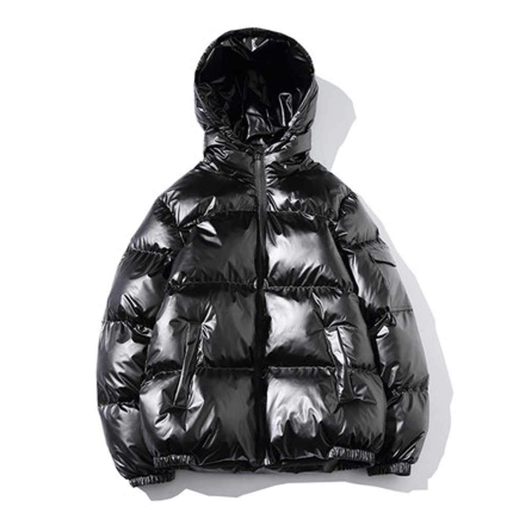 Manteau d'hiver pour Femme Oversize 90% Duvet de Canard Blanc décontracté Solide à Capuche épais Chaud