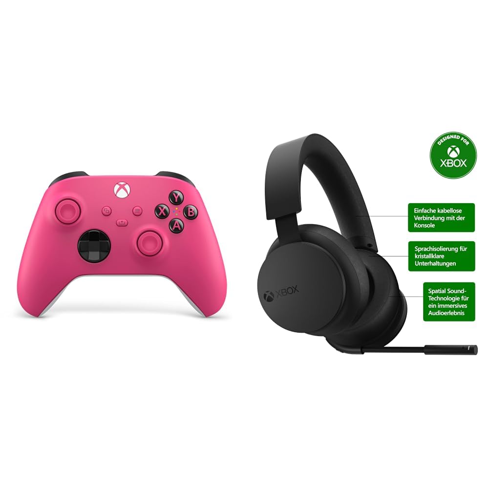 Xbox Wireless Controller Deep Pink Series X|S, One, Windows 10/11, iOS y Android Auriculares inalmbricos Series X|S, One y dispositivos Windows