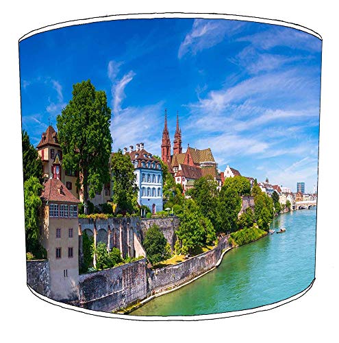 Preisvergleich Produktbild Premier Lighting Ltd 30cm Stadt von Basel Lampenschirme8 Für eine Deckenleuchte