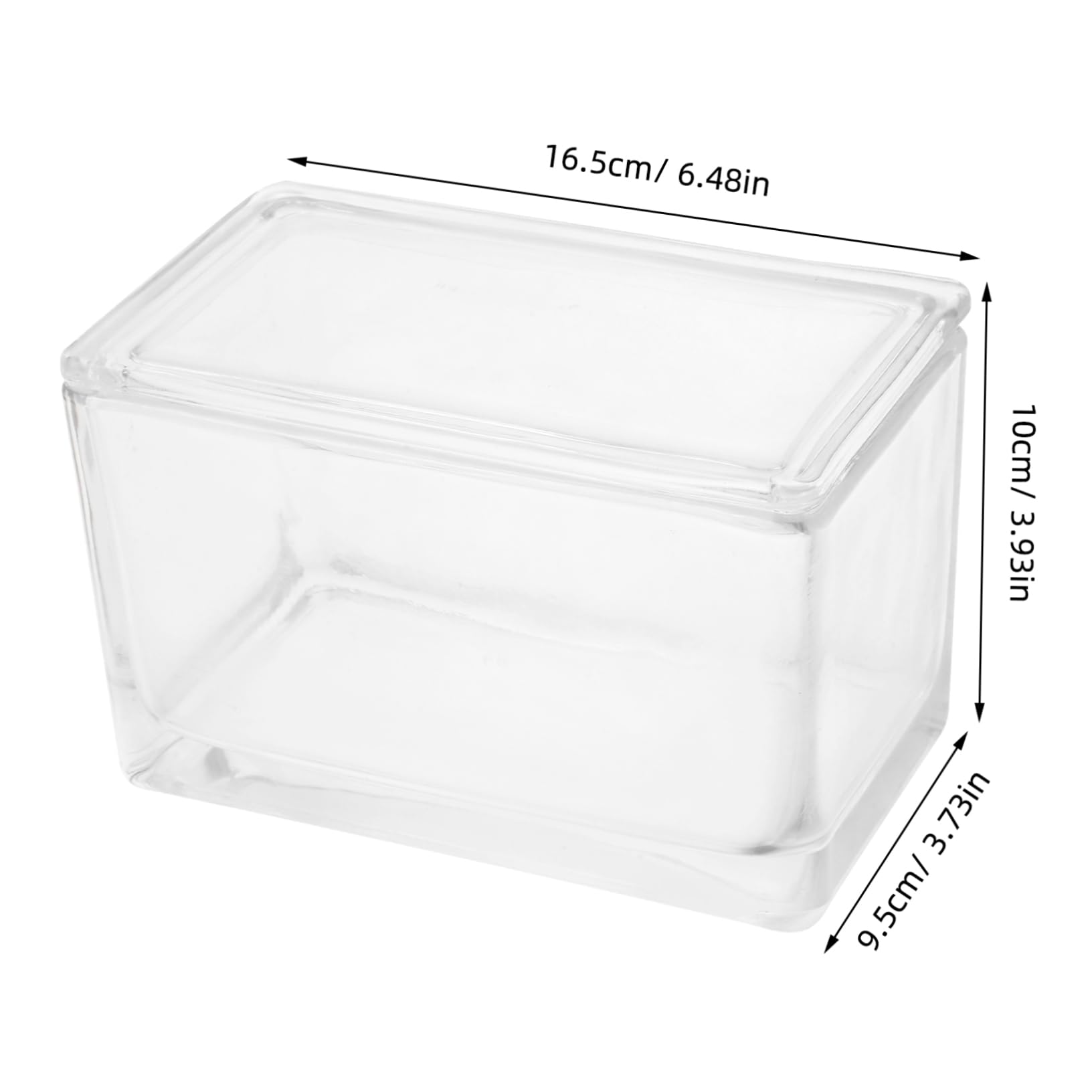 MUCKLILY 60-Slide Capacity Staining Jar Versatile Glass Slide Holder for Lab Easy to Use