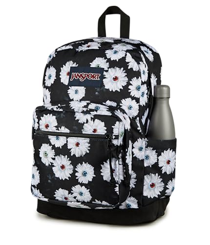 Image of JanSport Right Pack Backpack - Durable Daypack with Padded 15 inch Laptop Pocket, Eyeball Blossom, One Size