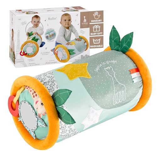 Image of Sophie la girafe Rollin Baby Activity Roller, Climb Roll Sit Toy for Babies, Motor Skills Development, Balance Coordination, Sensory Play Learning Toy