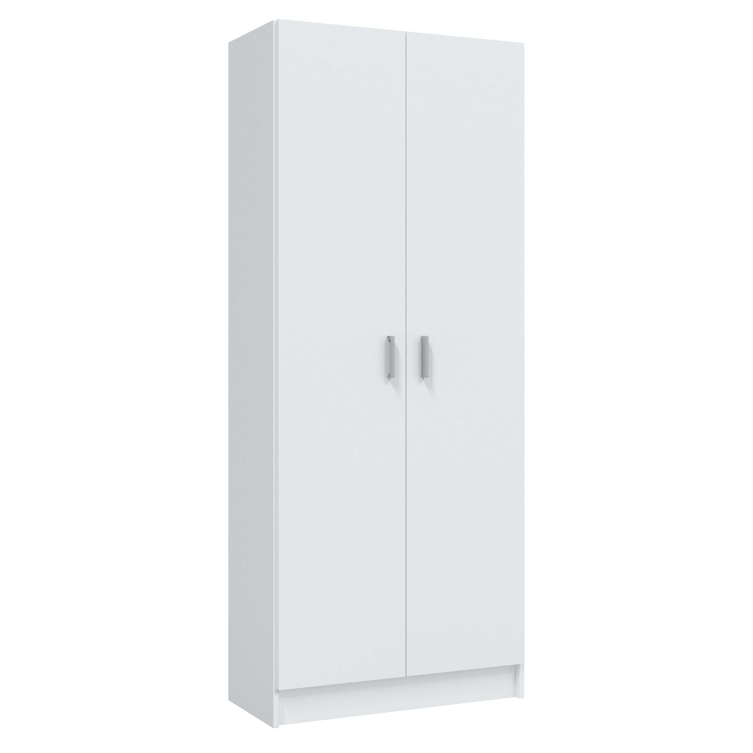 Esidra Habitdesign FOARM7142O Armadio Multiuso, Bianco, 73 x 37 x 180 cm