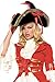 HAT PIRATE BLK W RED RIBBONS
