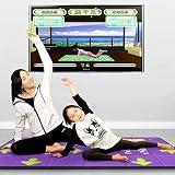 BD.Y Double Yoga Fitness Tapis de Danse Somatosensory Game Machine Couverture en PU Antidérapant, Téléchargement illimité de Jeux de chansons Applicable aux Adultes/Enfants 112 (Couleur: A (Violet))