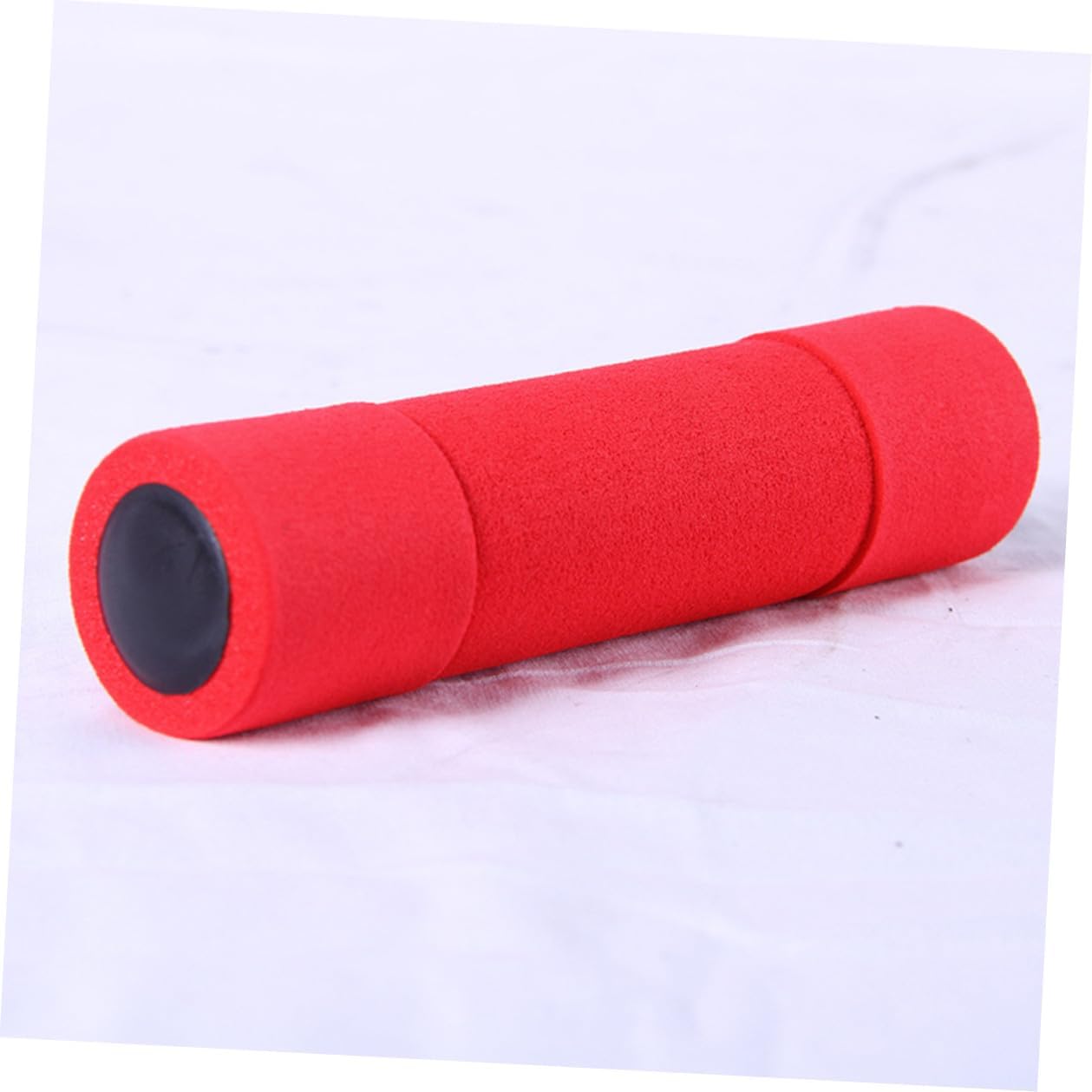 2pcs Women’s Fitness Dumbbells Set 0.5kg Each Red Foam Coated Lightweight Exercise Equipment for Home Gym Strength Training